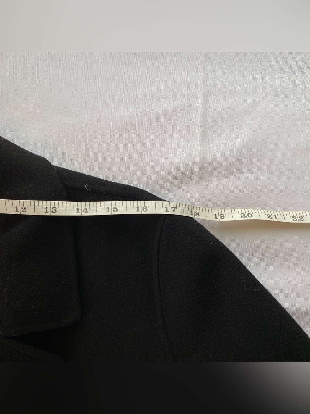 Theory Black Clairene in Double-Face Wool/ Cashmere Coat Large Quiet Luxury - Picture 14 of 16